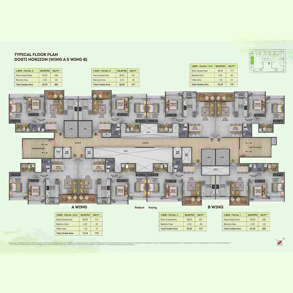 Dosti-Greenscape-Floor-Plan-Dosti-Horizon-Wing-A-&-Wing-B
